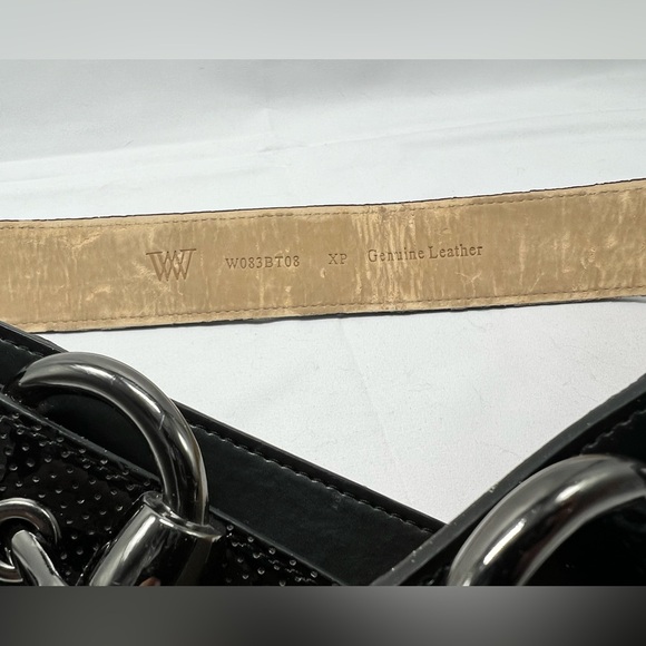 W by Worth wide double buckle belt - Picture 10 of 12